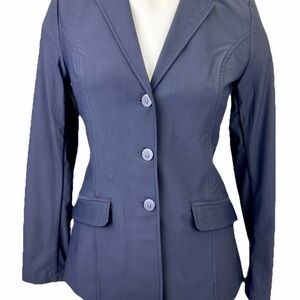 Sam shield Florida Equestrian-Inspired Navy Riding Jacket 6